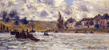  village Painting - The Village of Lavacourt Claude Monet